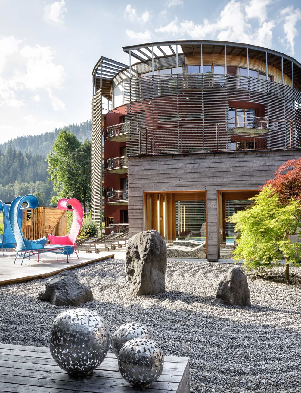 Wellness Garten im Kuschelhotel GAMS zu zweit