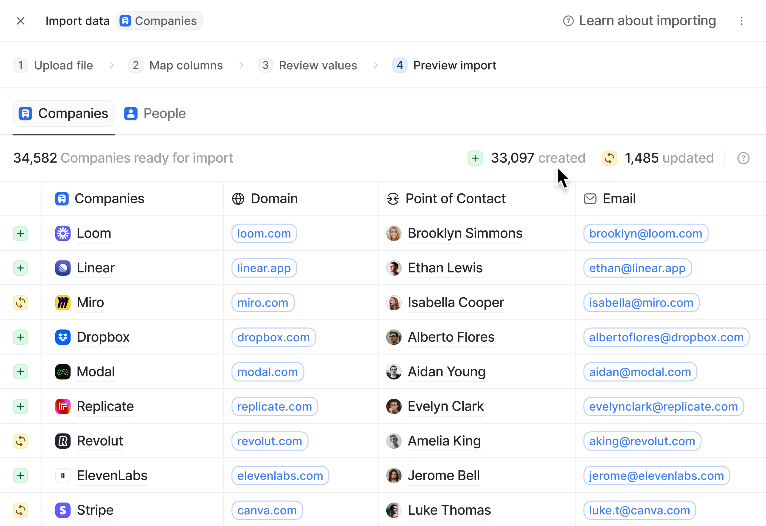 Importing improvements | Attio Changelog