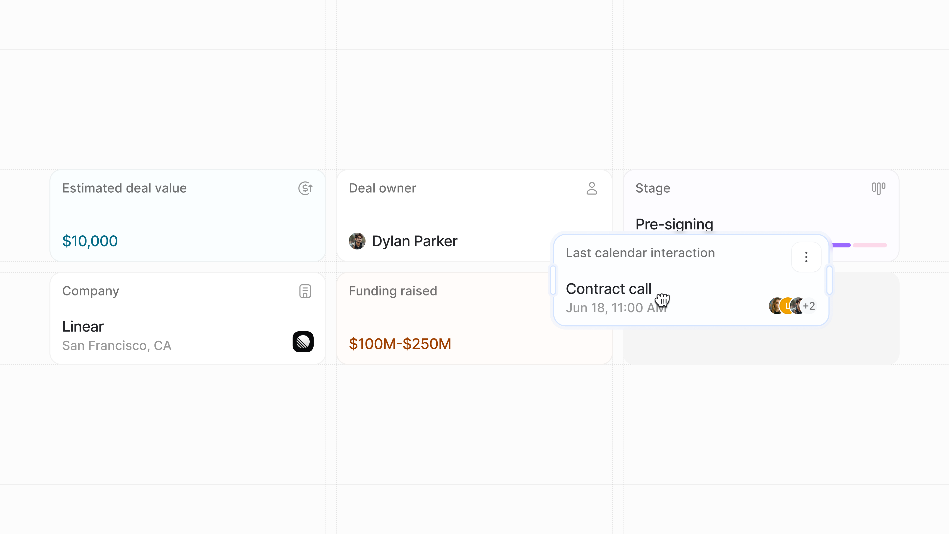 Record widgets | Attio Changelog