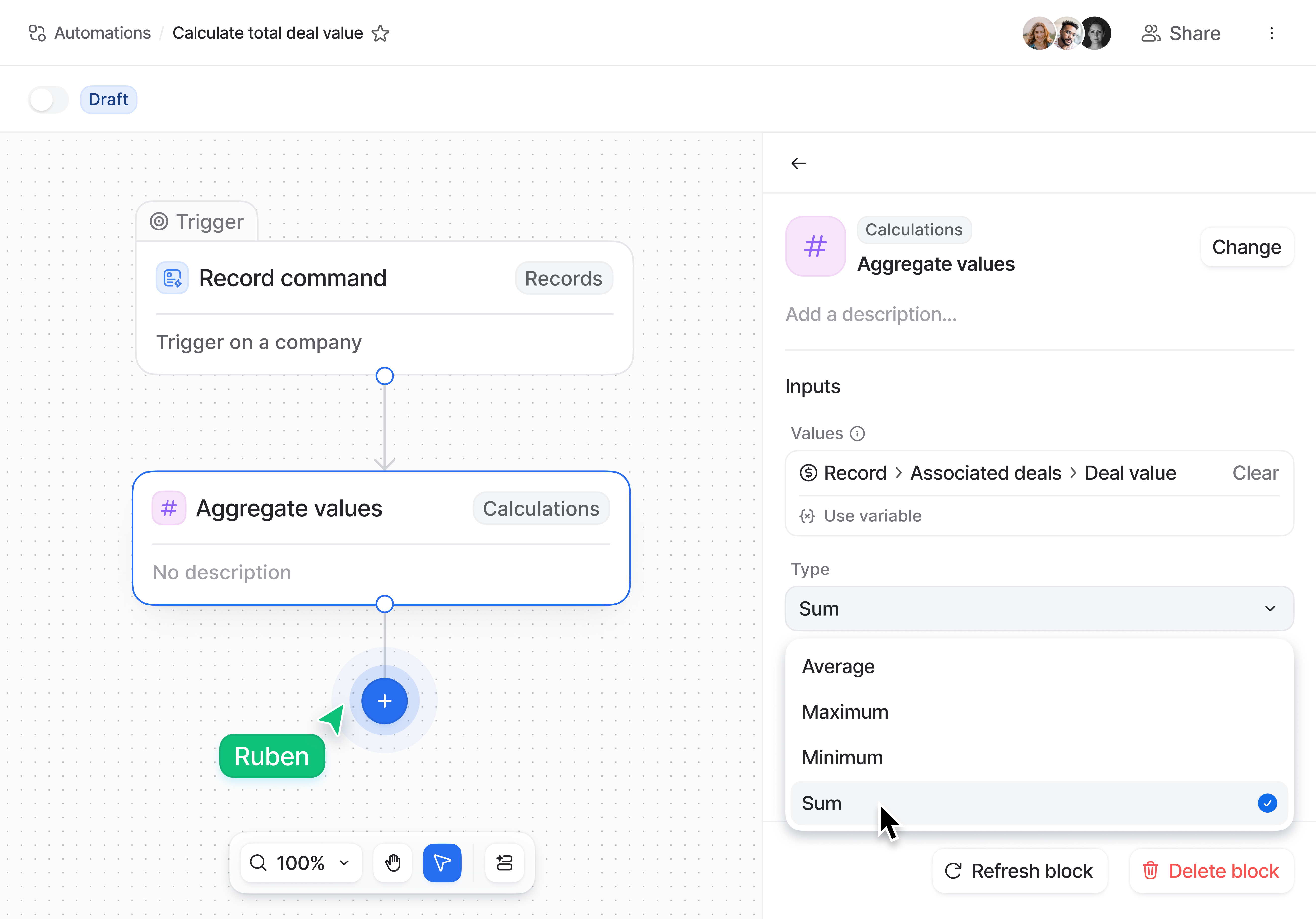 Expanded automations features | Attio Changelog