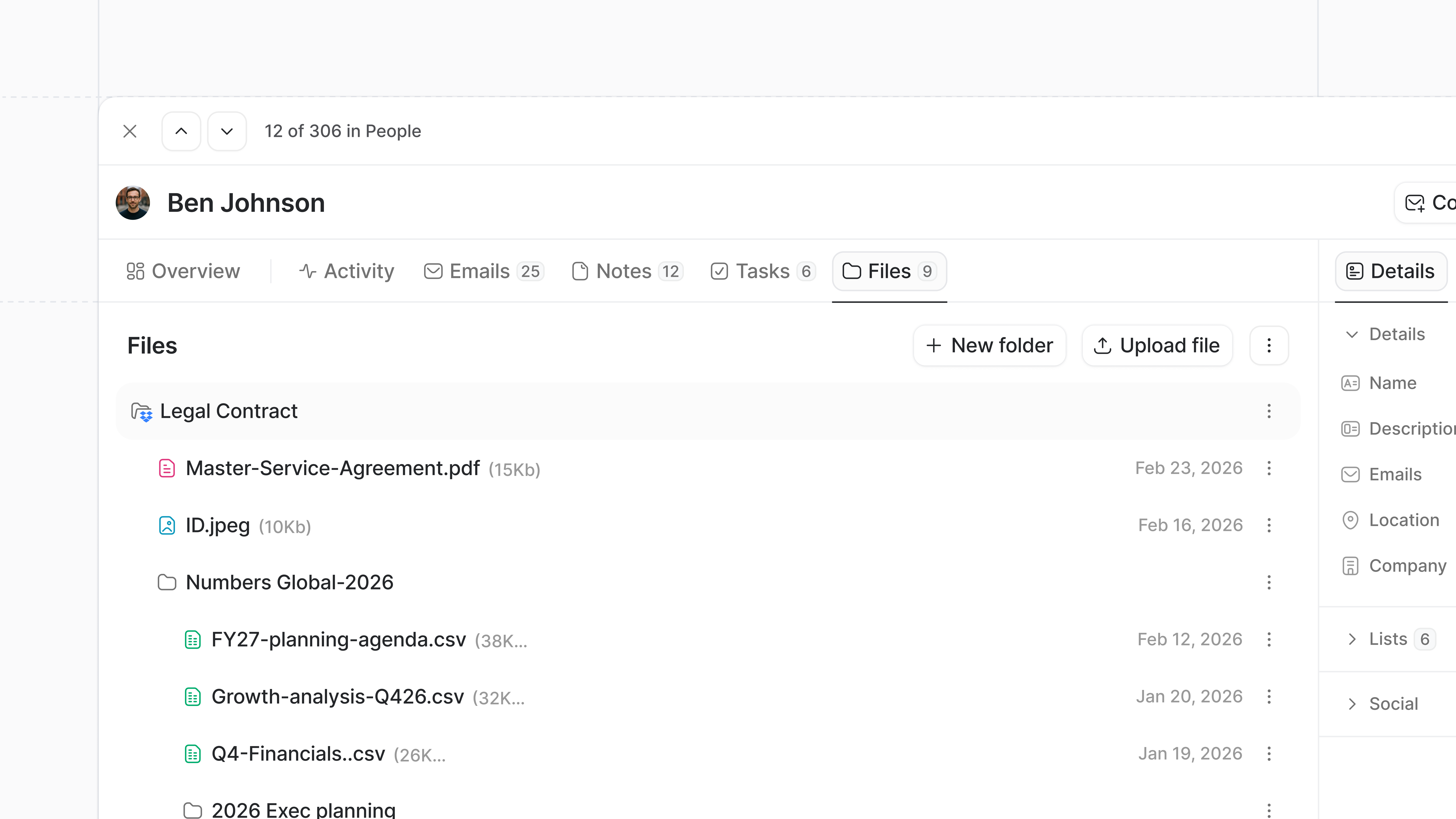 Files on Deals and Custom objects | Attio Changelog