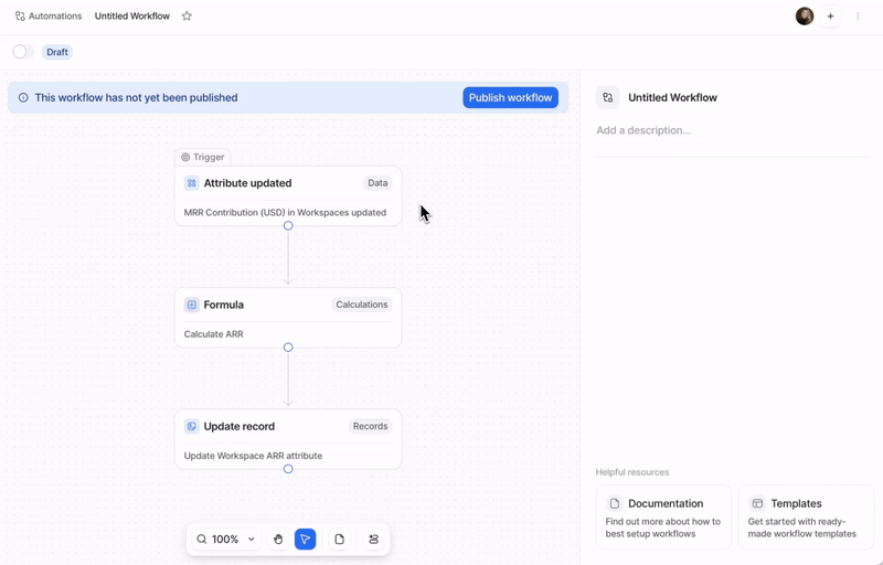 AI-boosted automations | Attio Changelog