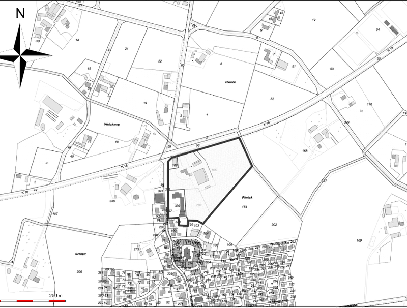 Plan Dorferweiterung Ammeloe