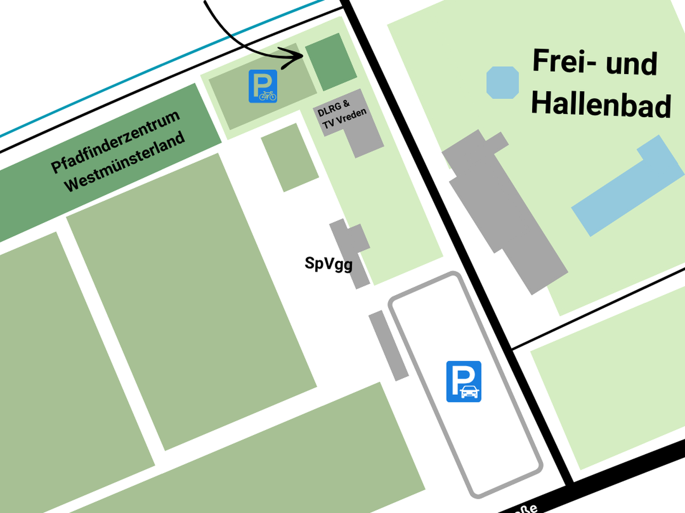 Friedenslichtcafé 2025 - Route Mehrzweckhalle