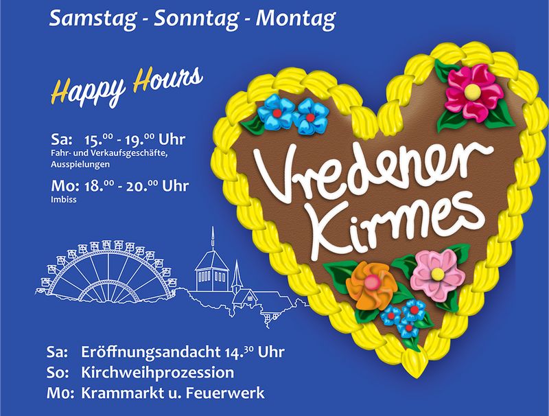 Plakat der Vredener Kirmes 2025