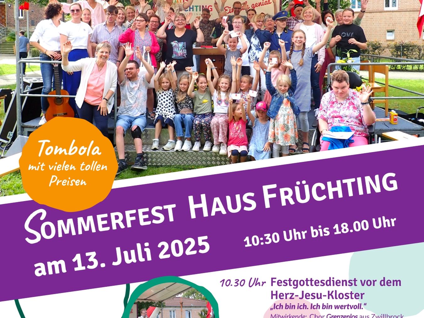 2025 Sommerfest Haus Früchting - Plakat