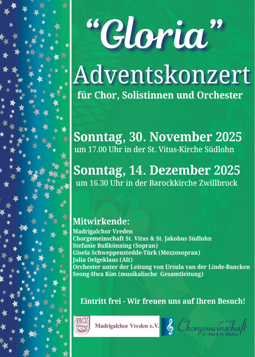 Plakat Festliches Adventskoonzert