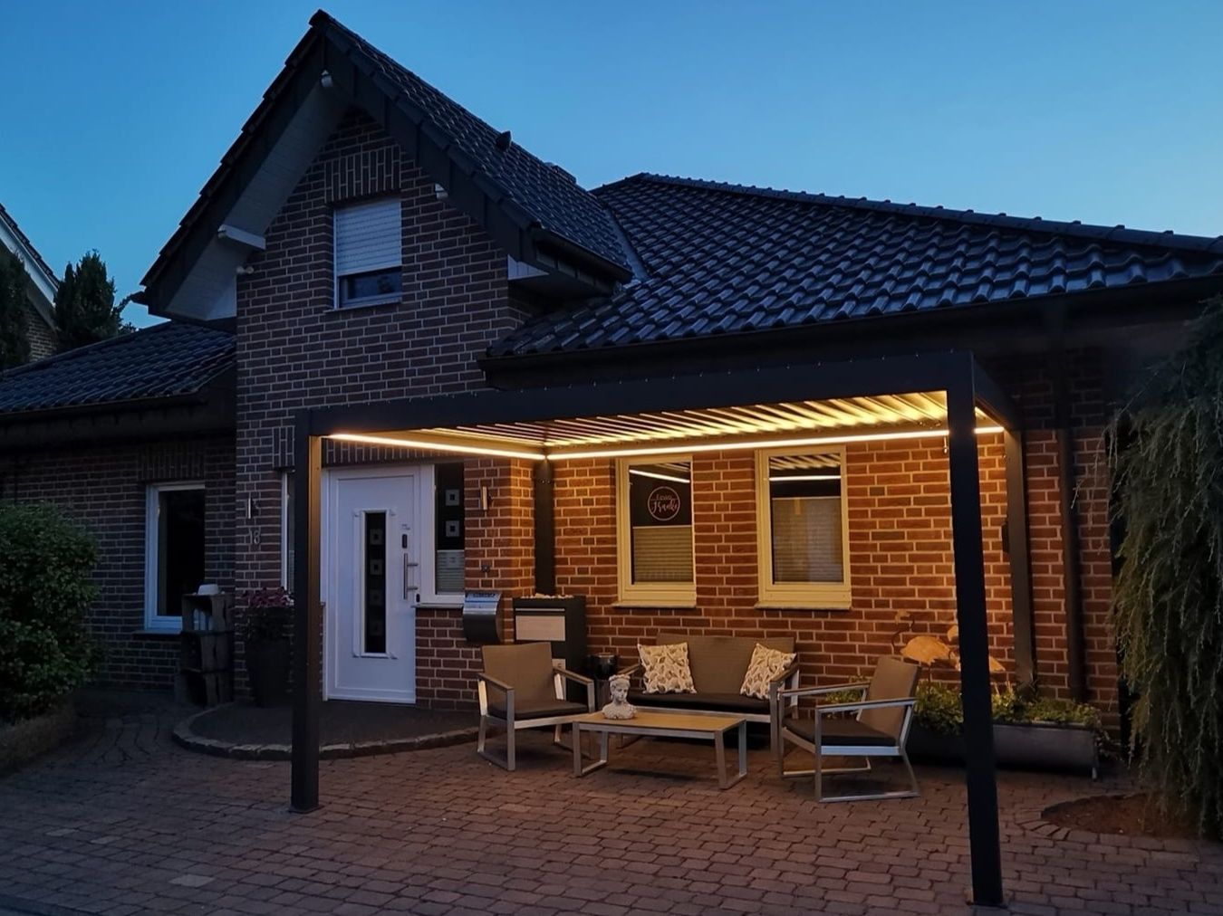 Ferienwohnung Franke im Dunkeln