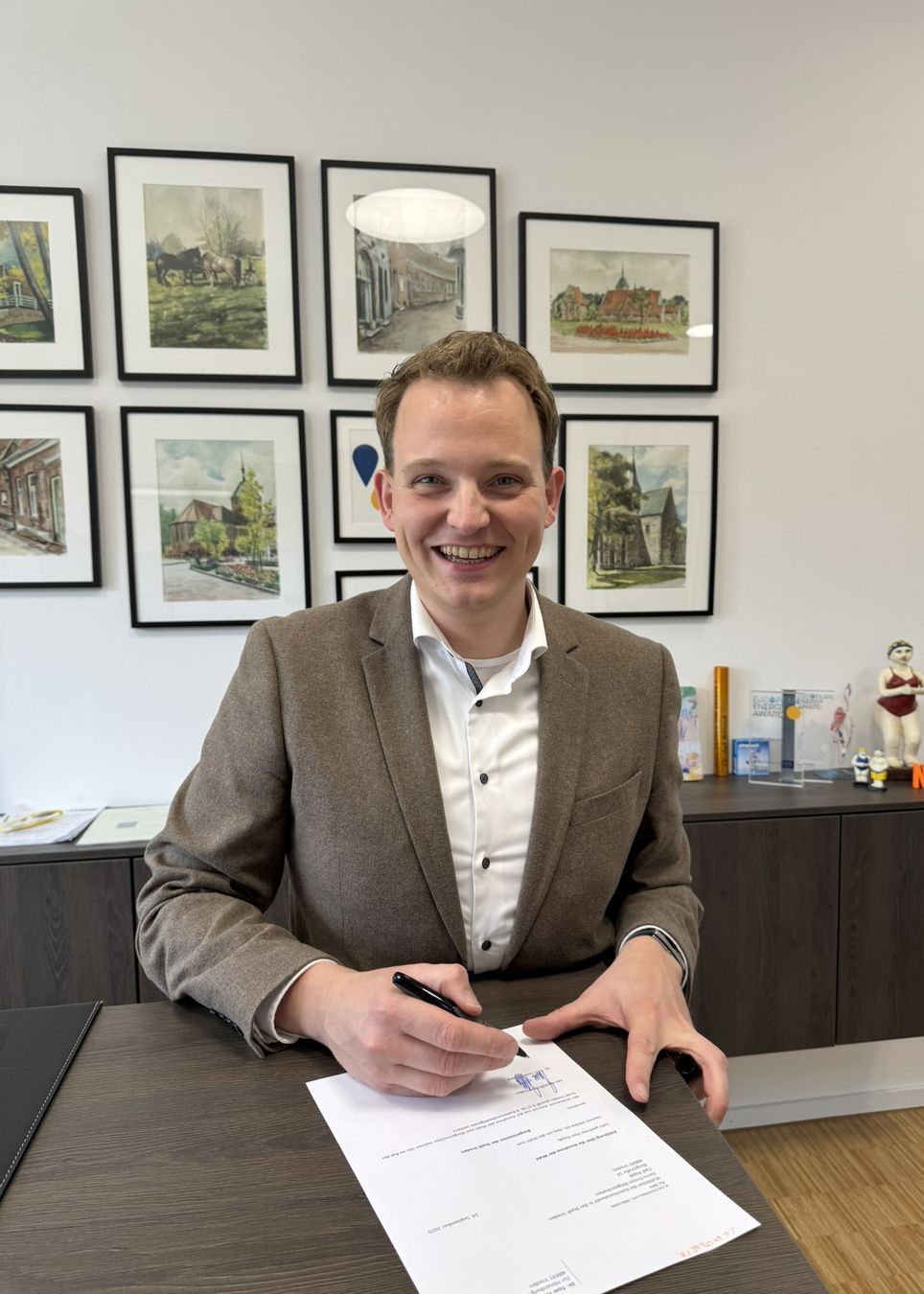 Bürgermeister Wahldanke Wahlannahmeerklärung