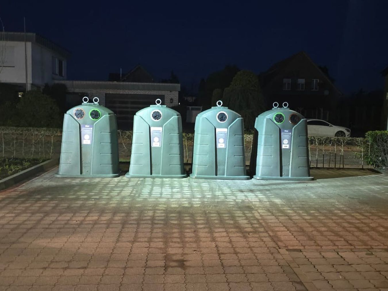 Glascontainer neu Standort LIDL