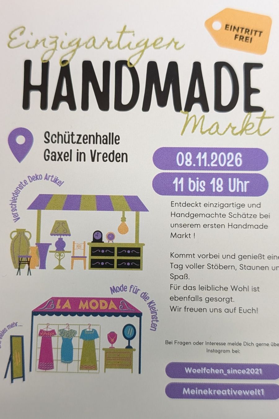 Einzigartiger Handmade Markt