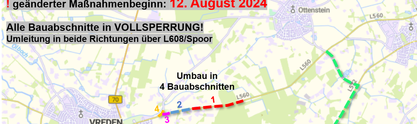Sperrung Reithalle L560