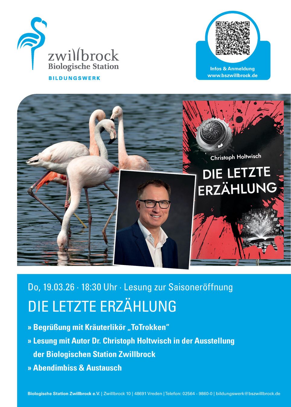 Plakat Themenabend Die letzte Erzählung - 2026