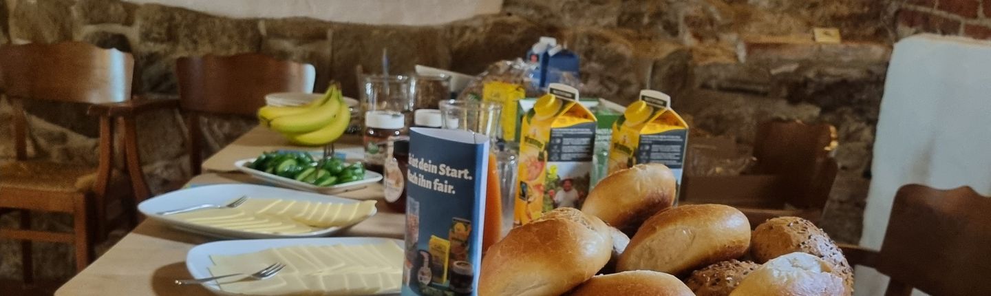 Faires Frühstück im Burgkeller der Stadtverwaltung