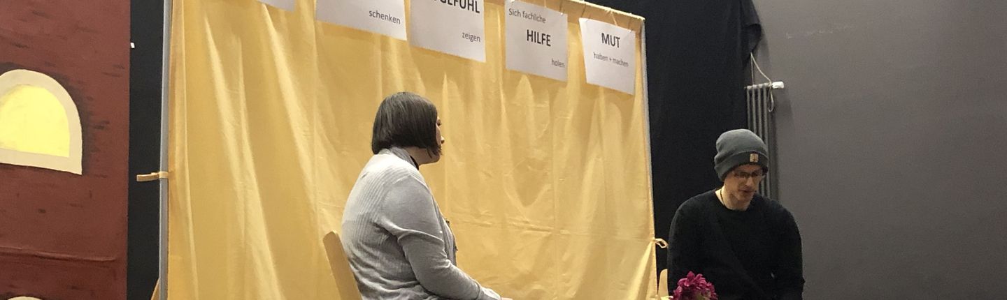 Die Spielszenen des Programms „Mein Körper gehört mir“ wurden von der theaterpädagogischen Werkstatt Osnabrück vorgestellt