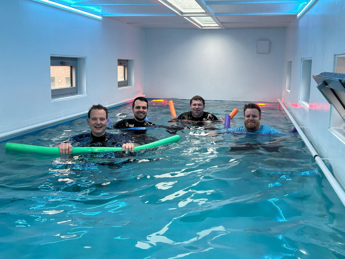 Schwimmcontainer getestet