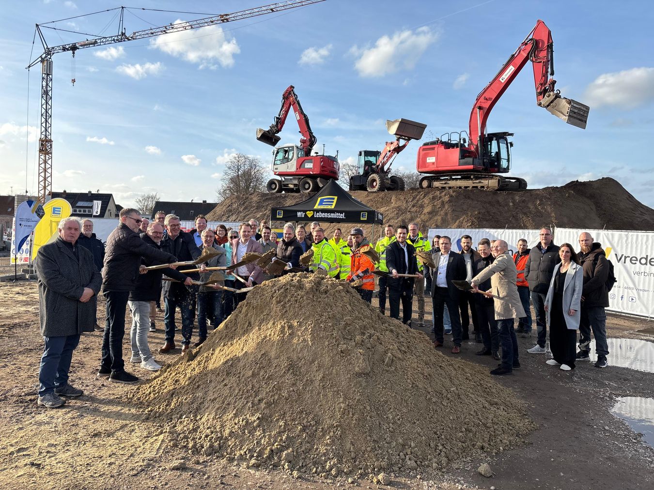 Spatenstich Weberhöfe und E center