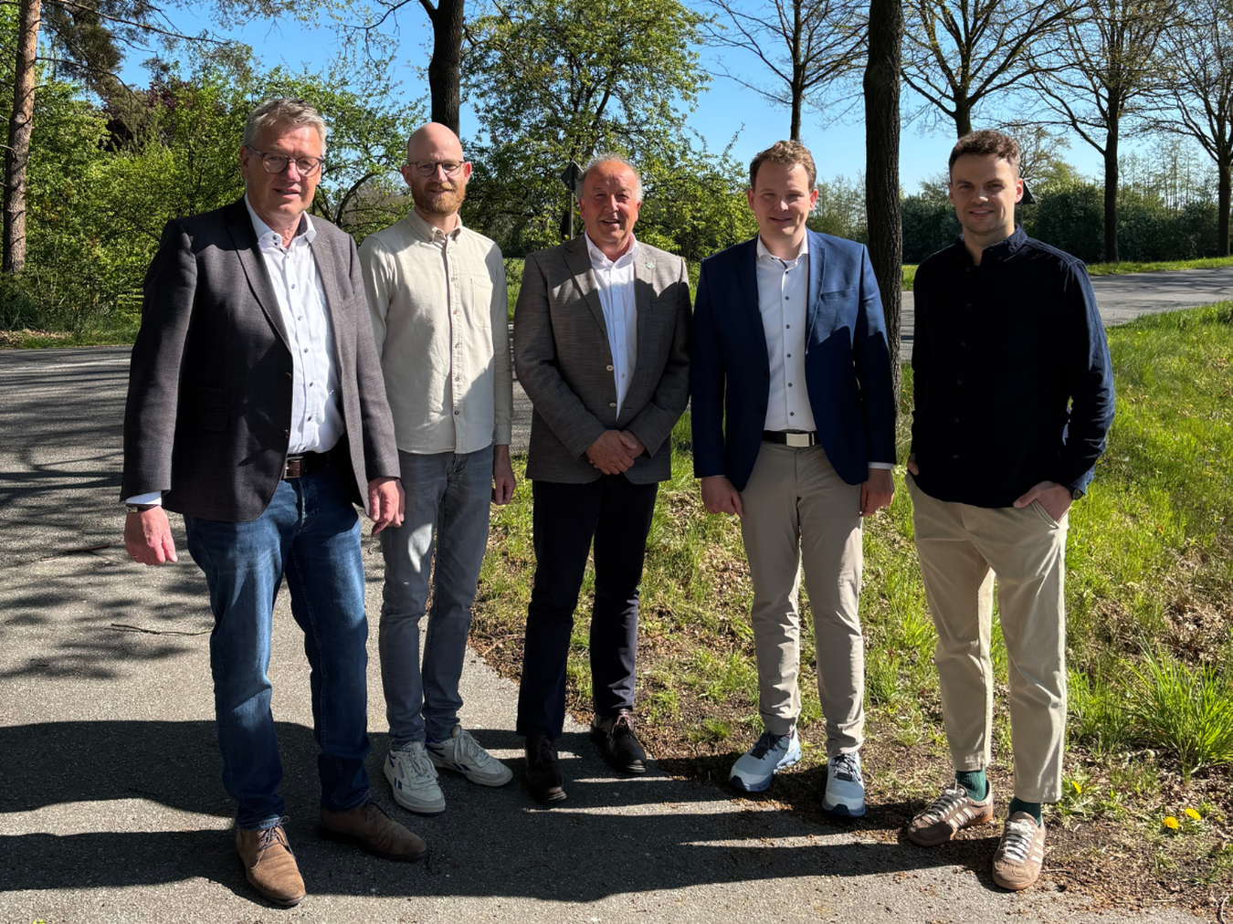 Draußen Kurvenbegradigung