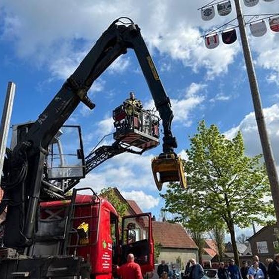 Maibaumaufstellung CDU Senioren Vreden