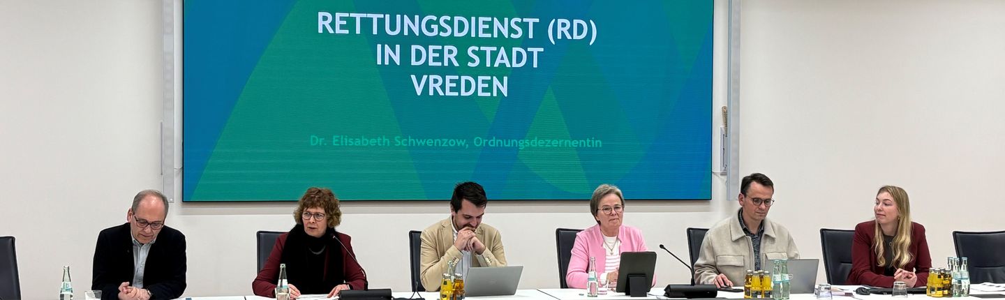 ASGGE Rettungsdienst Sachstandsbericht Elisabeth Schwenzow