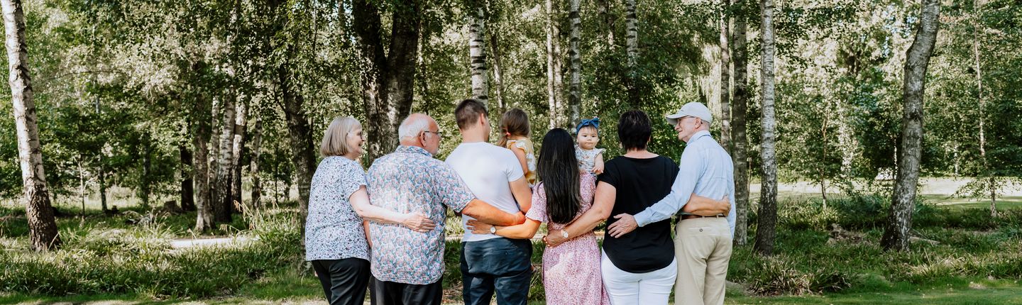 Familie im Stadtpark