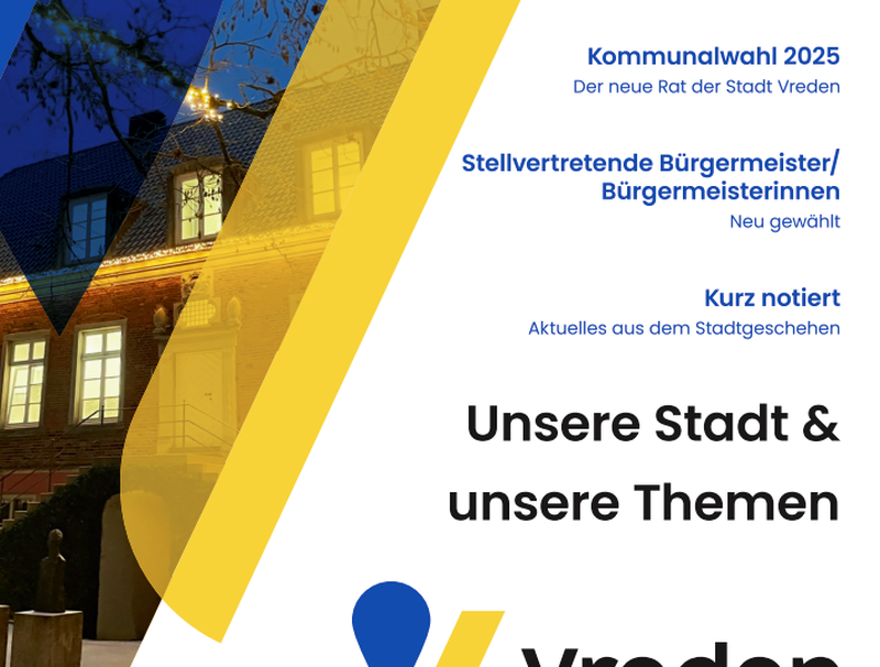 Unsere Stadt und unsere Themen Ausgabe 6 Winter 2025