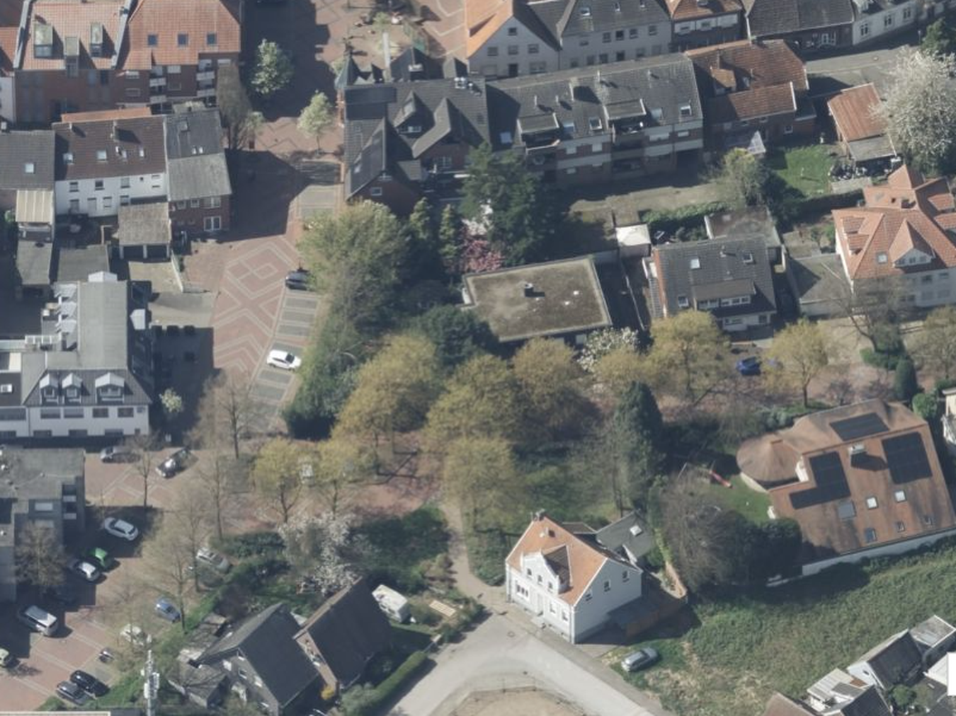 Schrägluftbild Butenwall Bauvorhaben