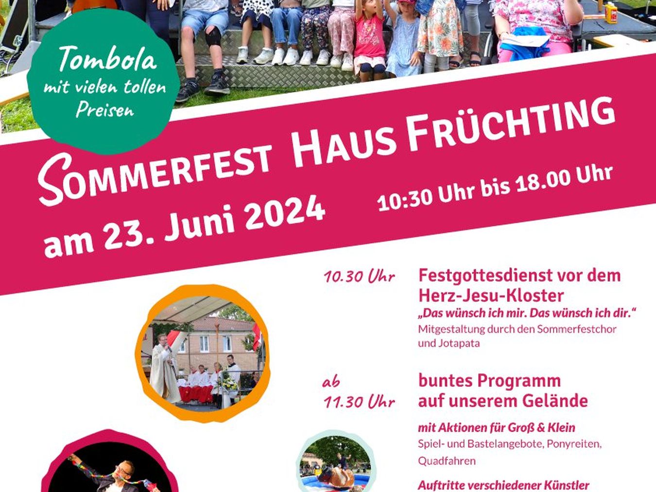 Plakat Sommerfet Haus Fruechting 2024