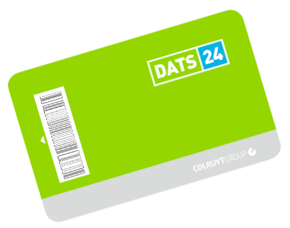 Oude tankkaart van DATS 24