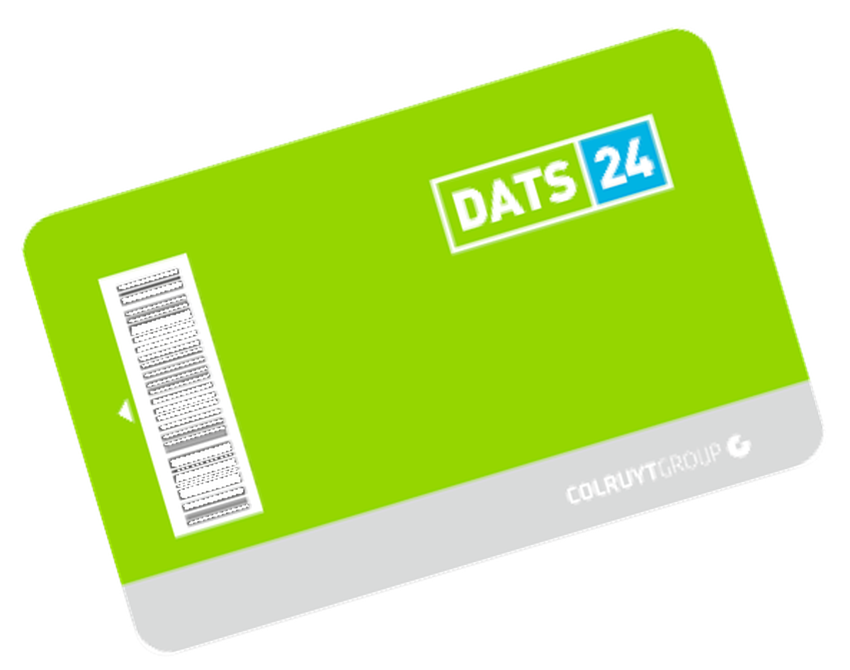 Oude tankkaart van DATS 24