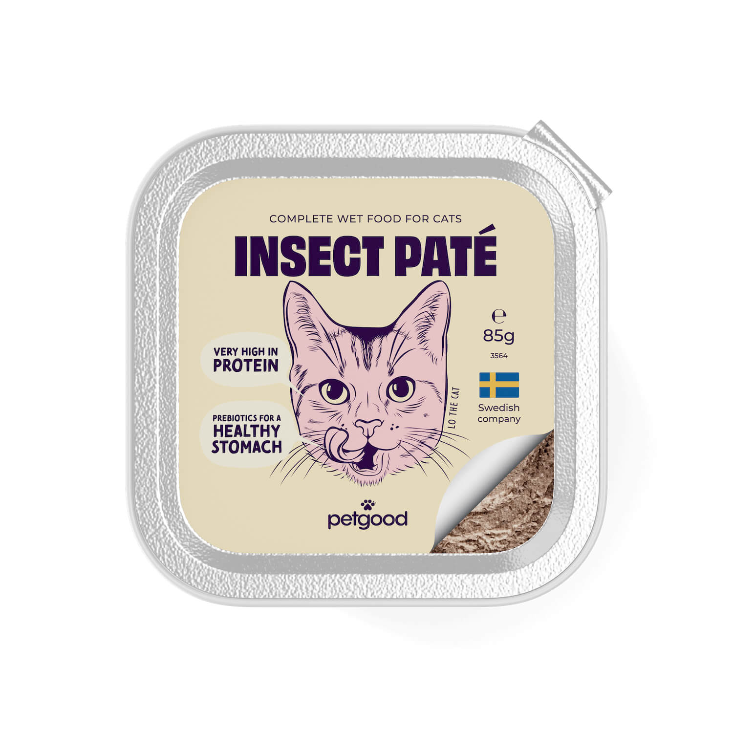 Petgood 85g Insektsbaserat katt våtfoder