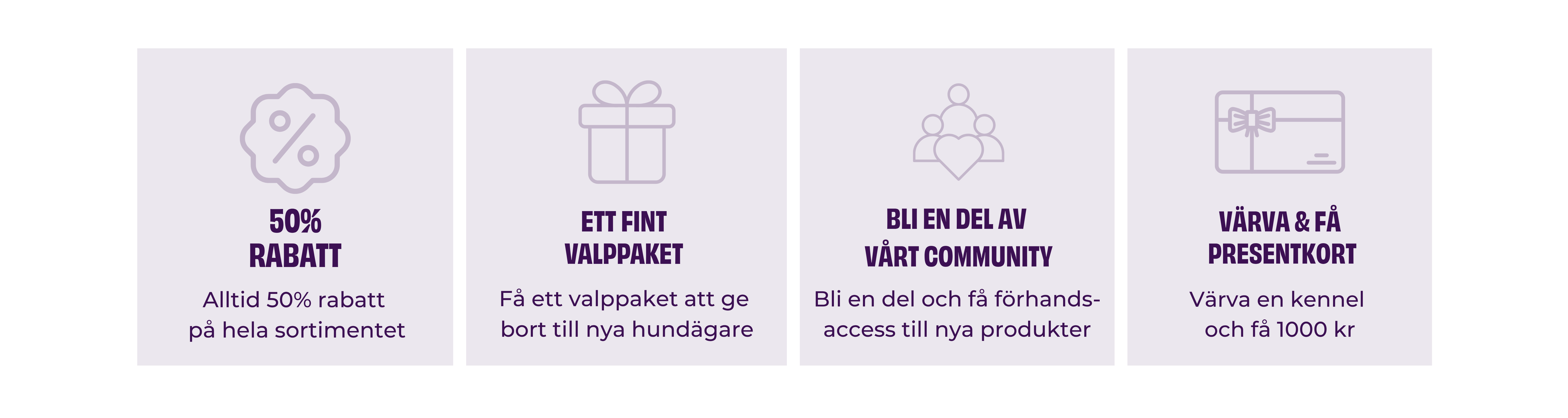 Fördelar som medlem