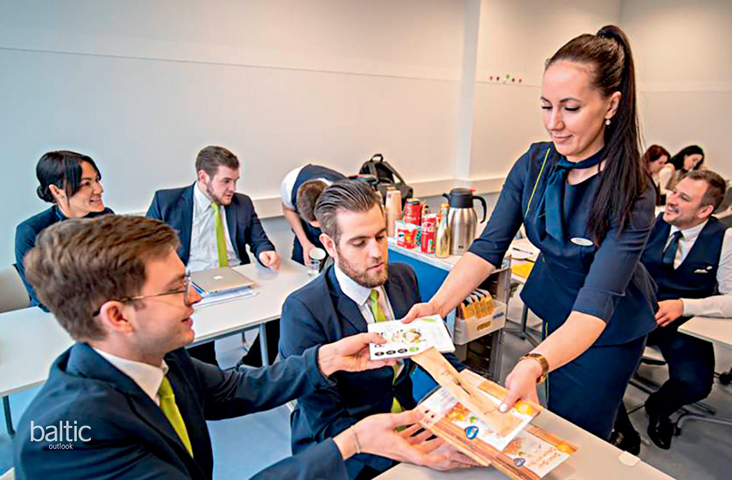 Cabin crew classroom
