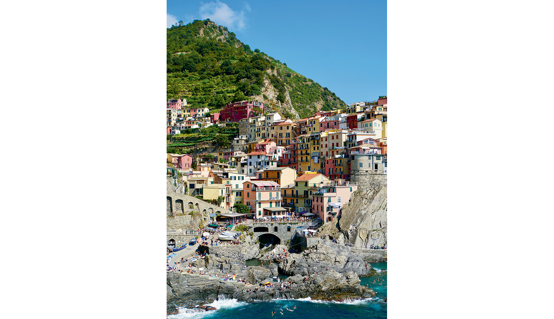 The village of Manarola_Behind the camera