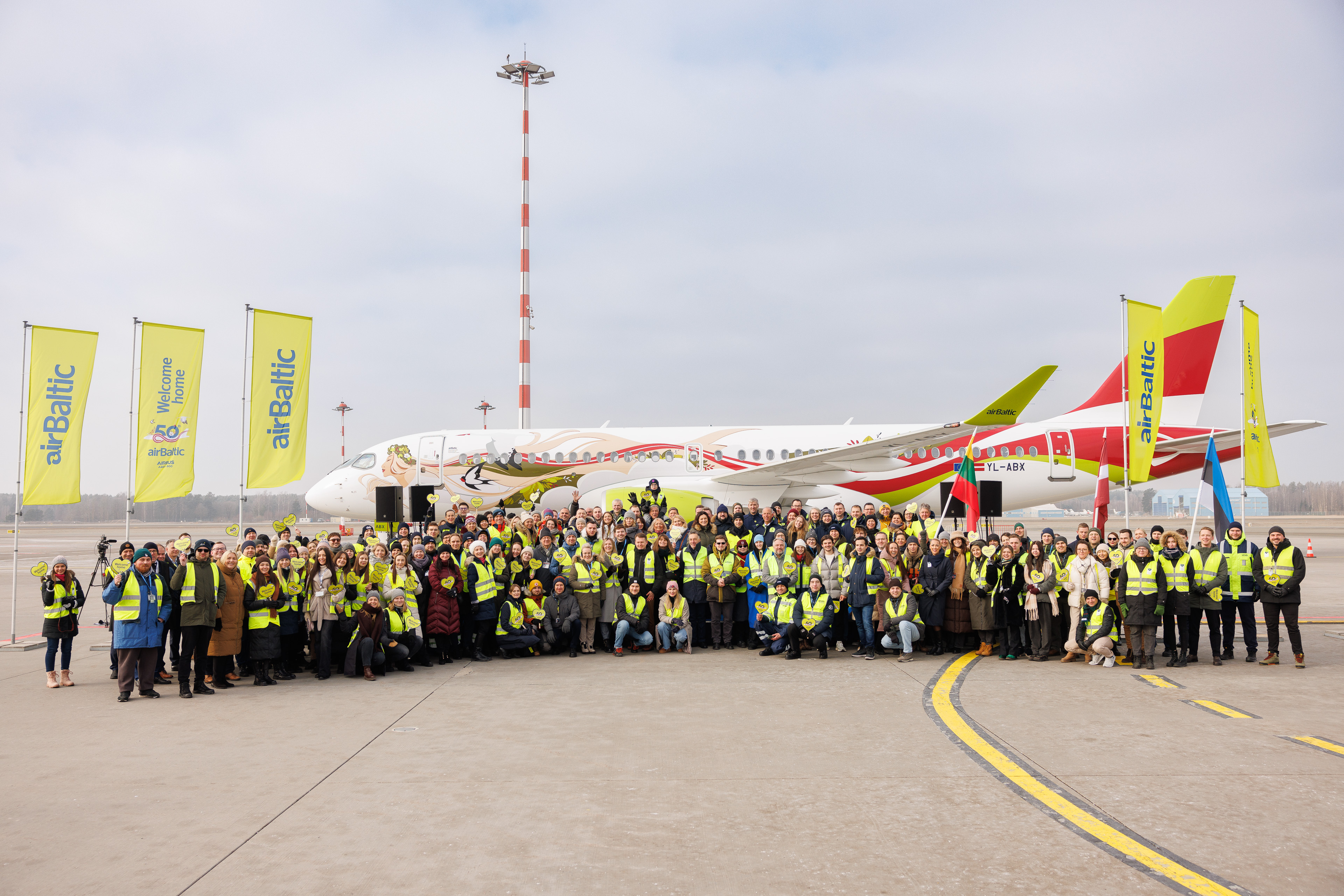 50th aircraft delivery in RIX