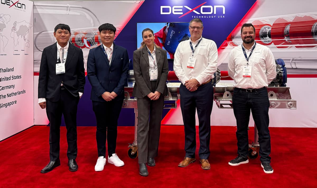 Dexon Showcases Large Diameter Crack Inspection System at IPCE