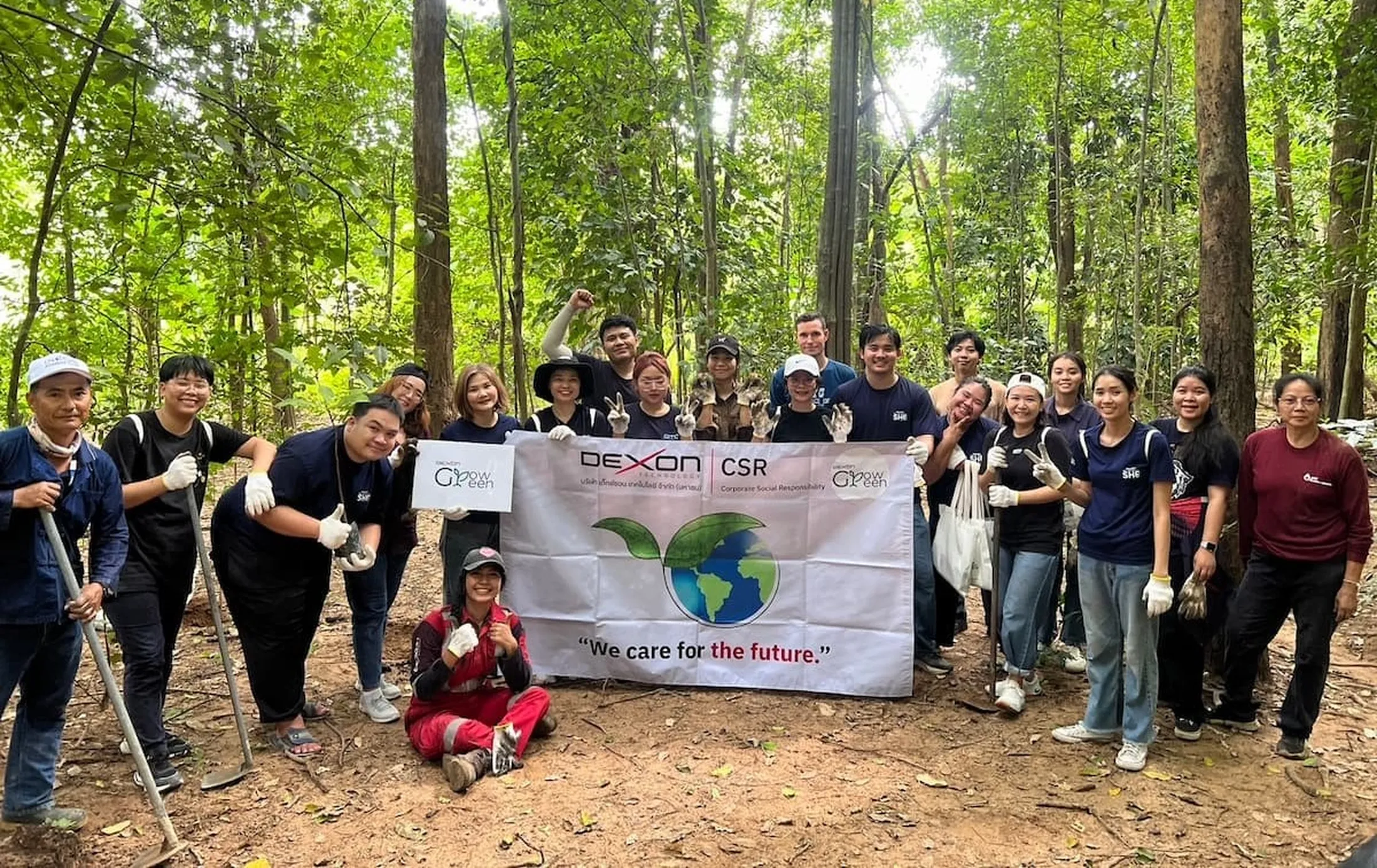 Dexon Group ดำเนินโครงการปลุกรักษ์ ปลูกป่า ปลูกต้นไม้ 500 ต้น สร้างการมีส่วนร่วมของผู้มีส่วนได้เสียรวมพลังรักษาสิ่งแวดล้อม สร้างความสมดุลให้กับระบบนิเวศ