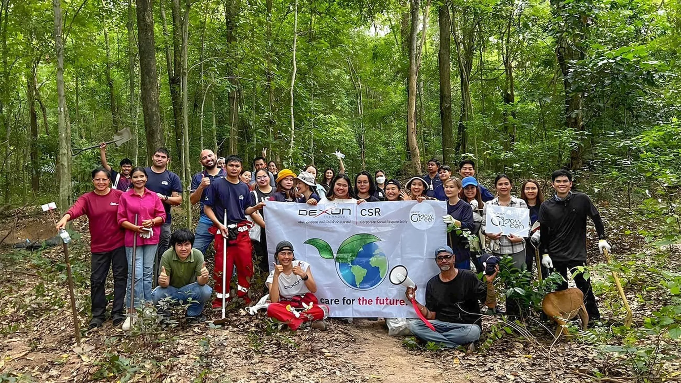 Dexon Group executives and employees launch the 'Rak Nam Rak Din' project, reinforcing their commitment to ESG and sustainability.
