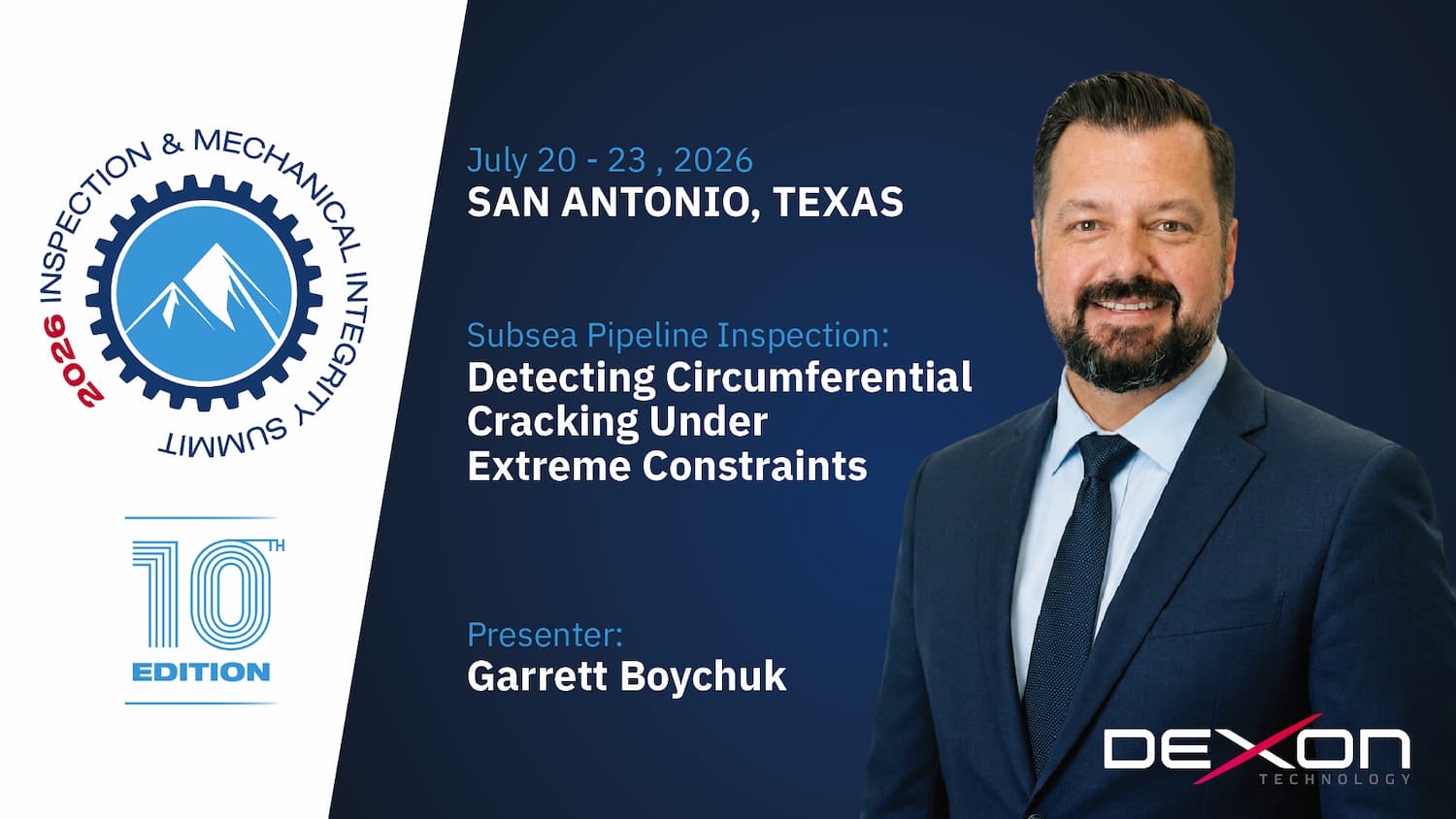 Dexon to Present on Challenging Riser Inspection