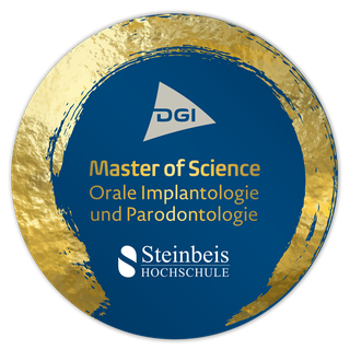 Siegel für Master of Science Orale Implantologie und Parodontologie