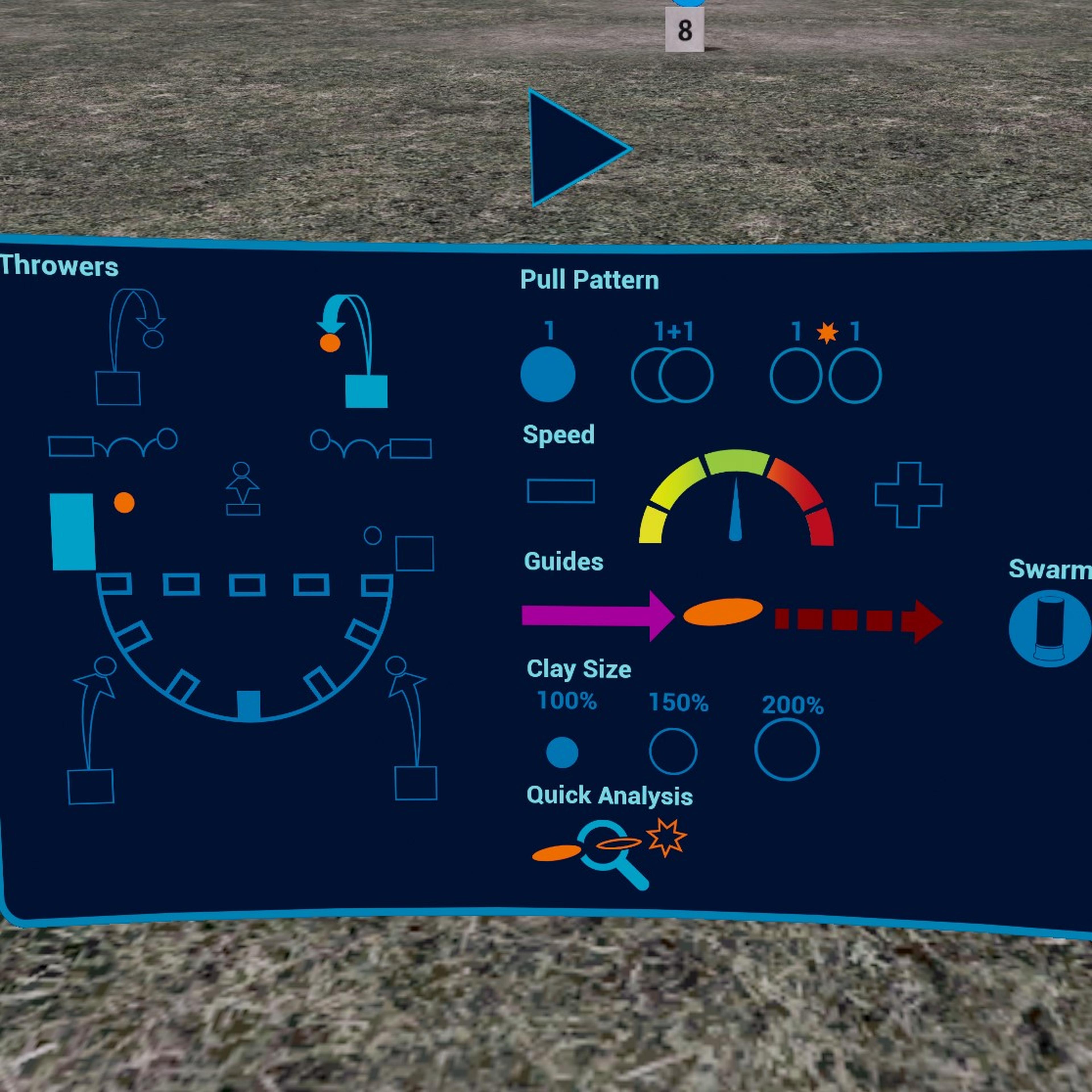 GAIM Simpro Clay pigeon shooting settings
