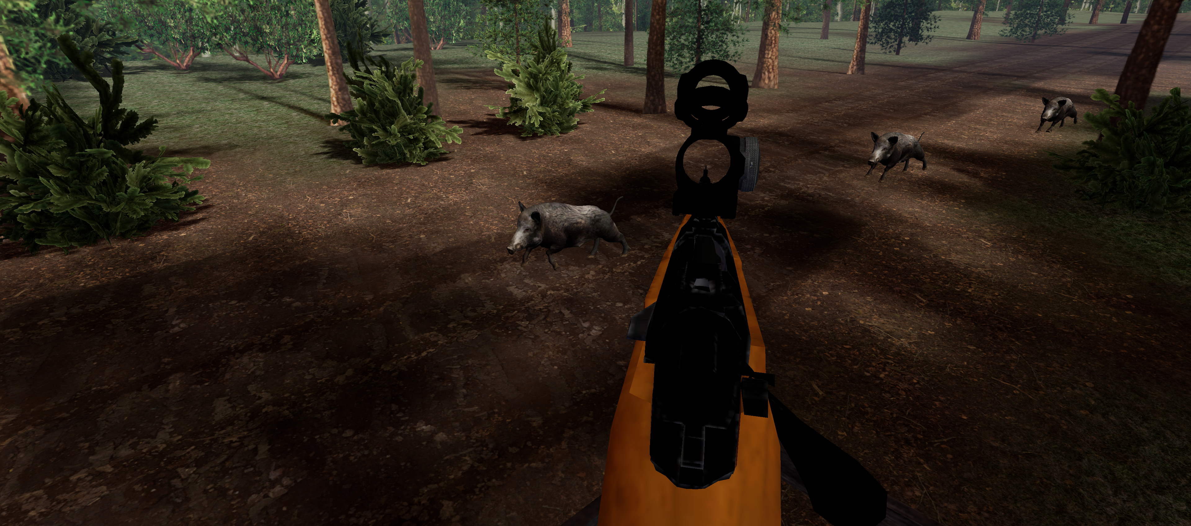 GAIM - Wild Boar Hunting Lane Scenario
