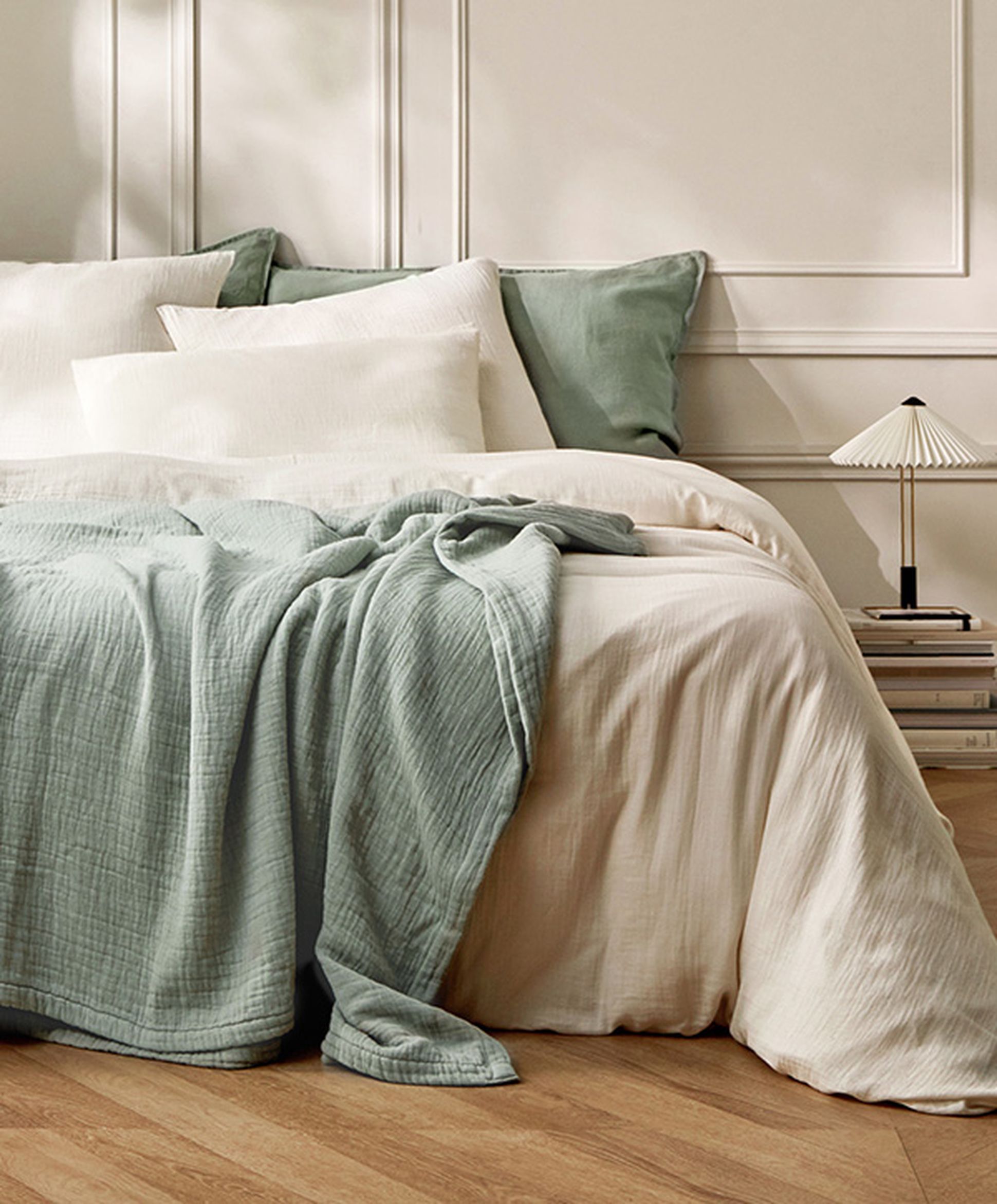 Linge de lit en Satin de coton - Bonsoirs