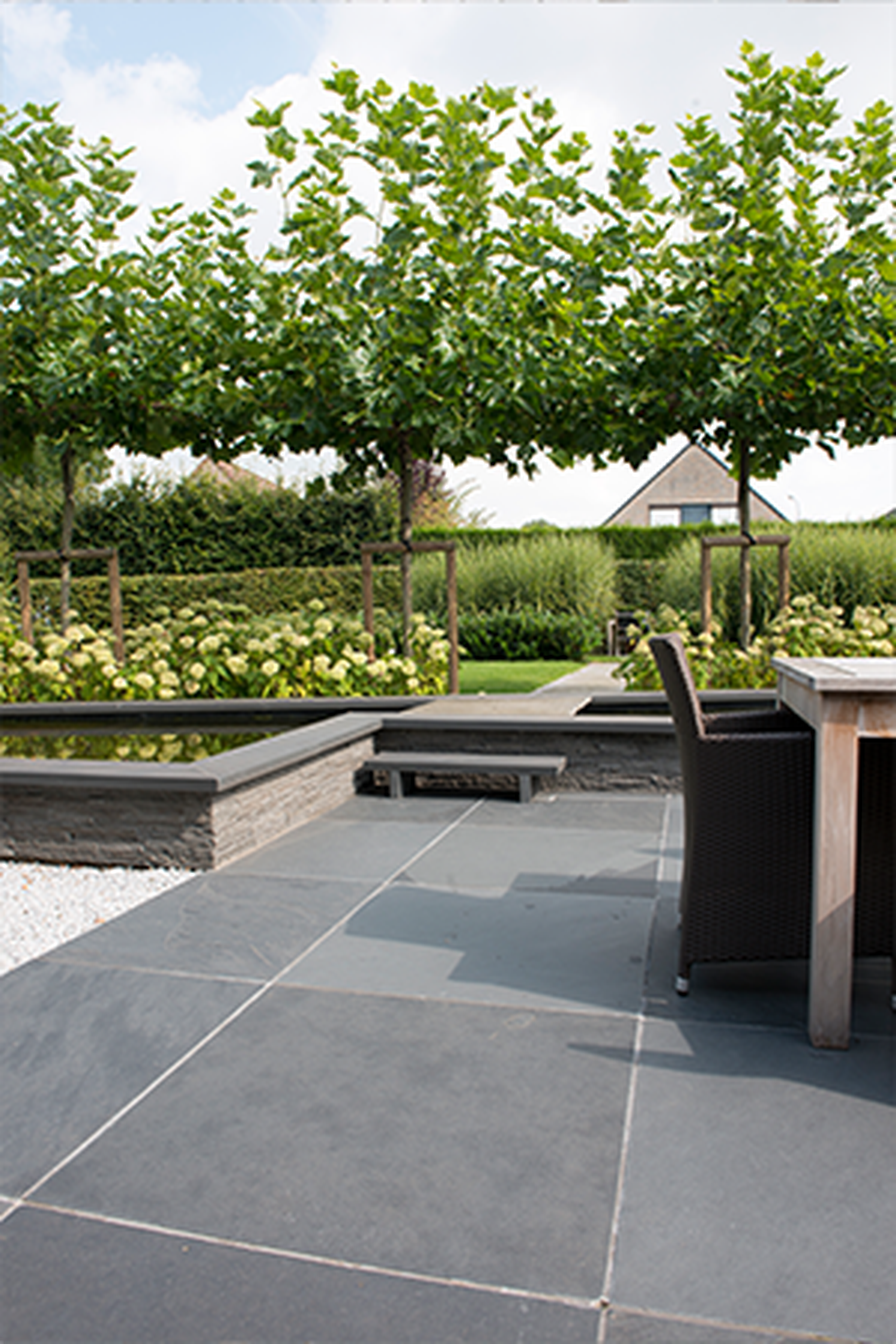 Black Slate Patio