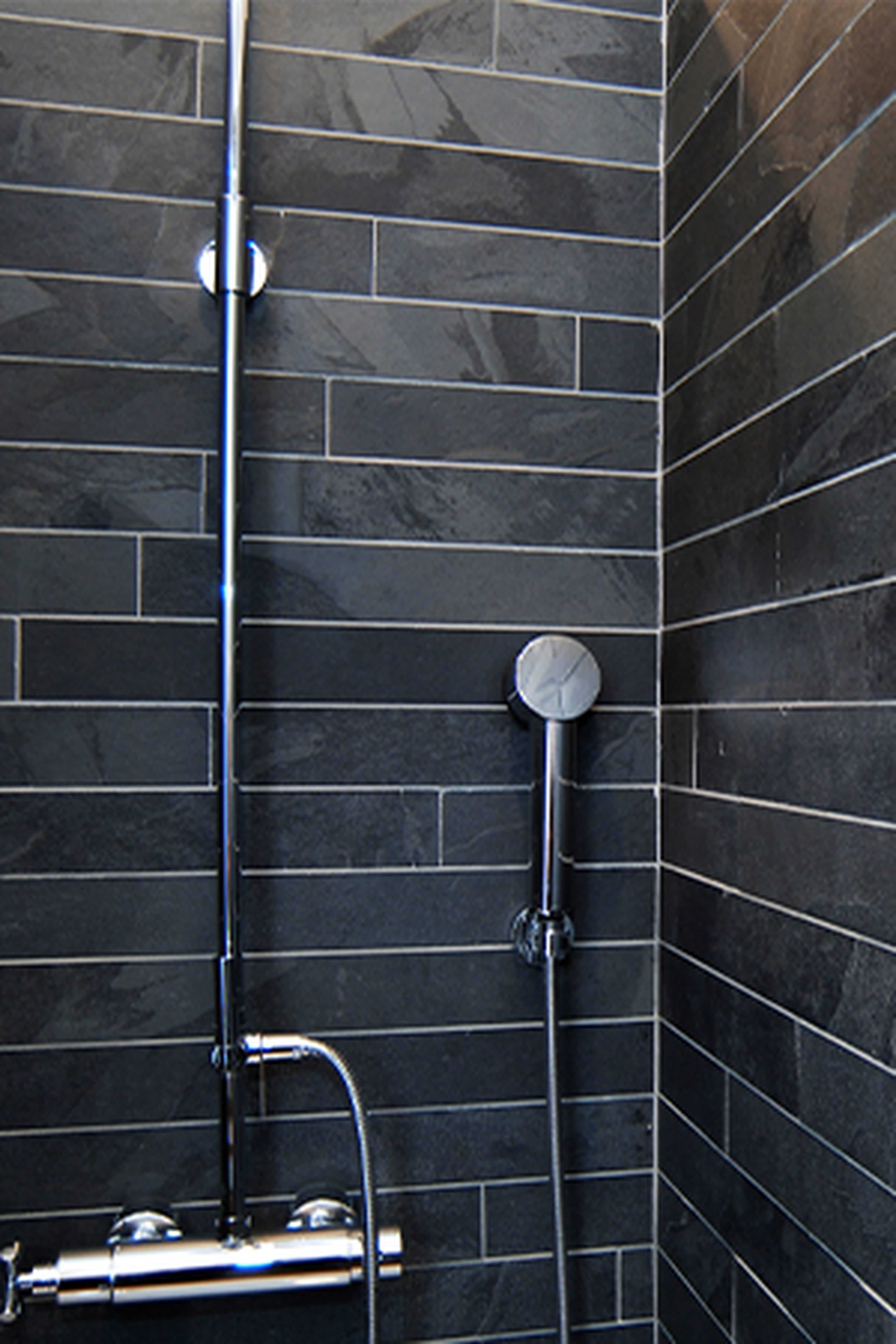 Black Slate Shower Cladding