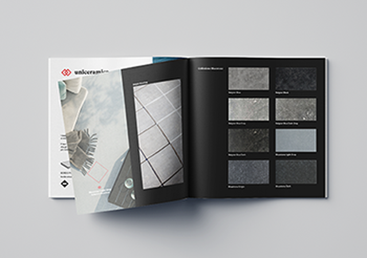 Brochure sulle piastrelle Unicermica 