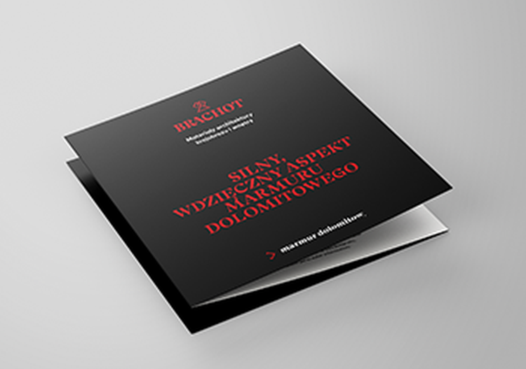 Broszura dotycząca marmuru dolomitowego