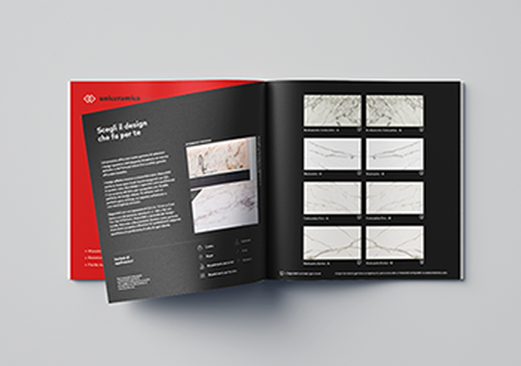 Brochure sulle lastre Uniceramica