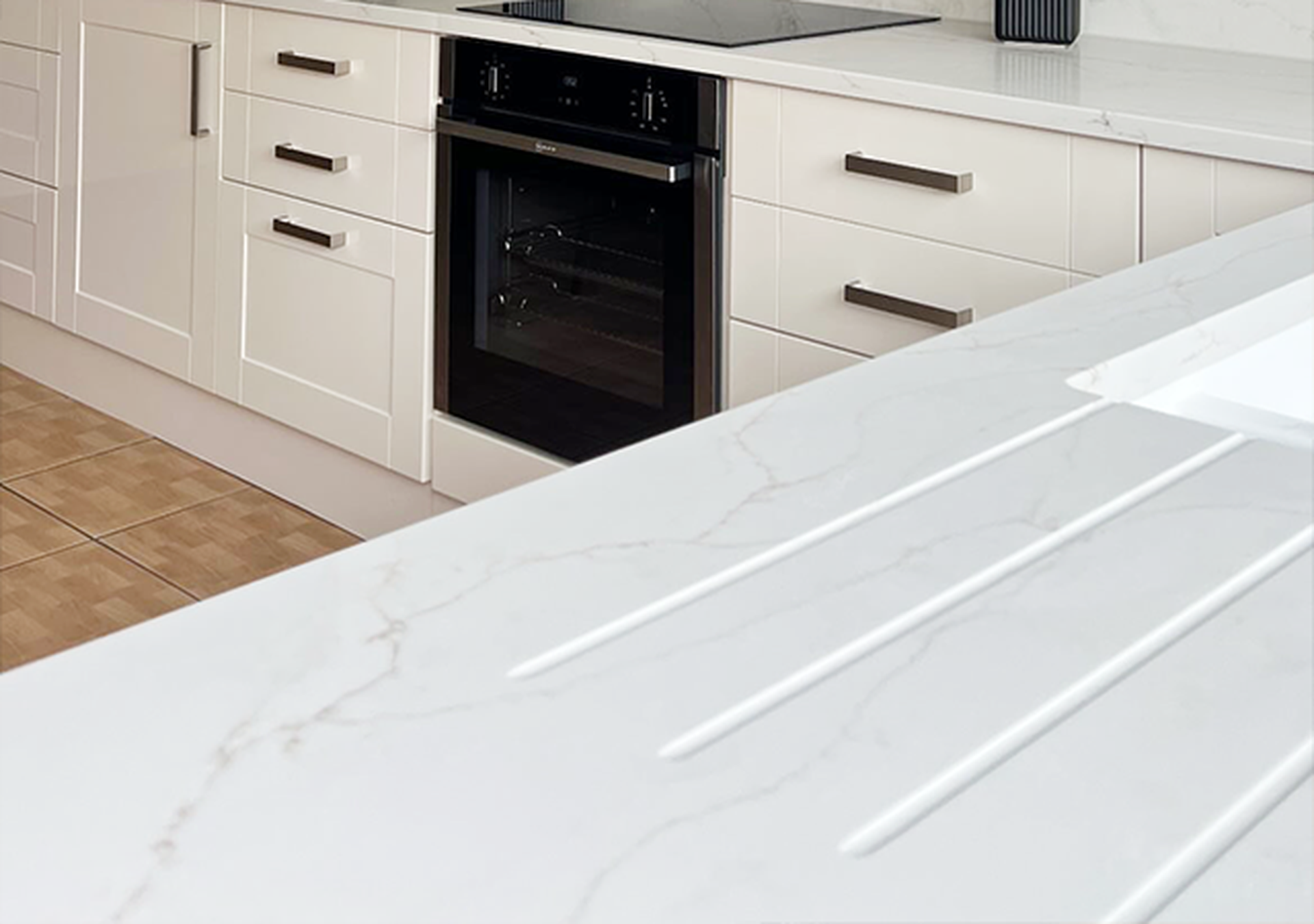 BQS® Marble-Effect Quartz Worktops