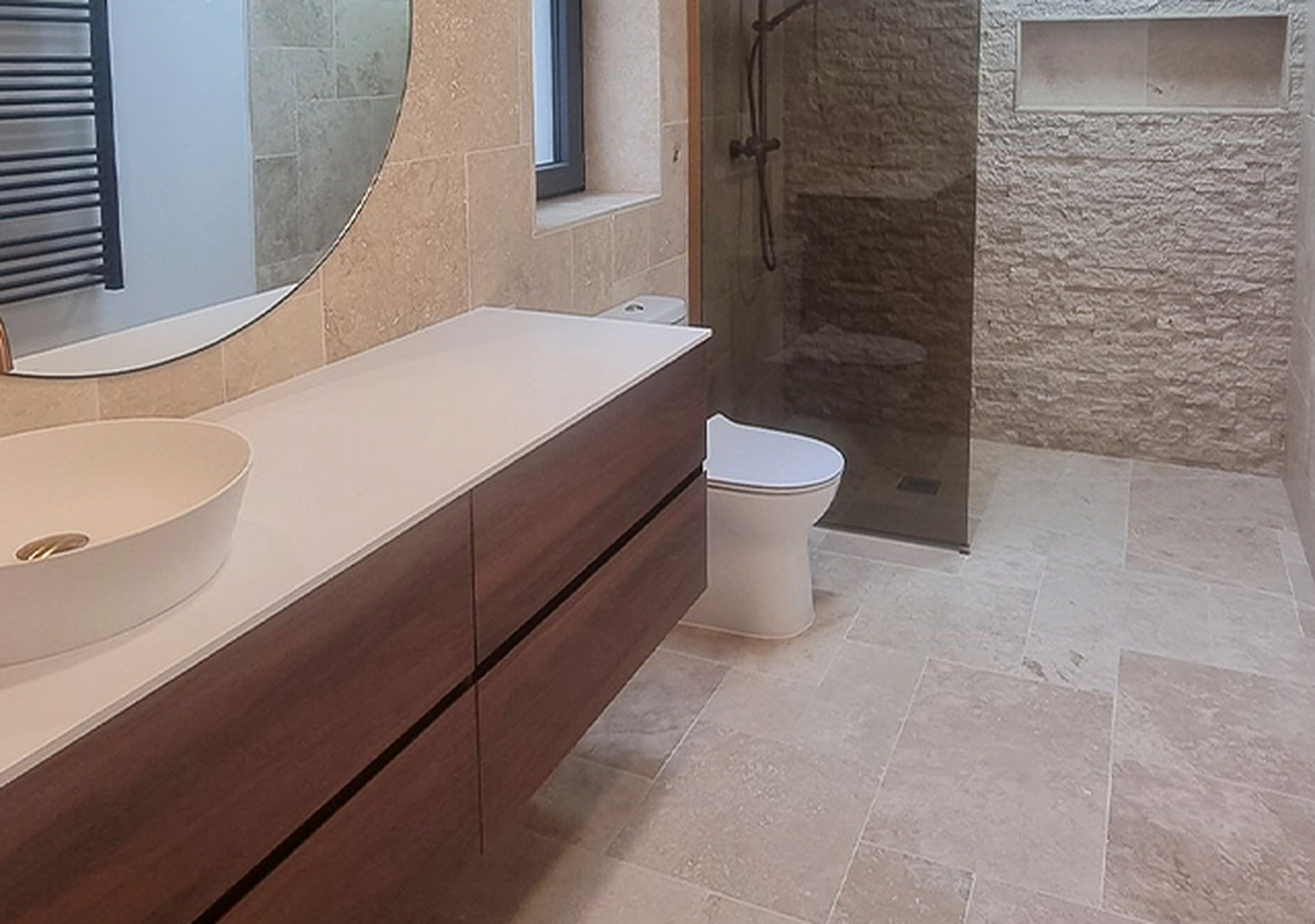 Travertine Bathroom Tiles